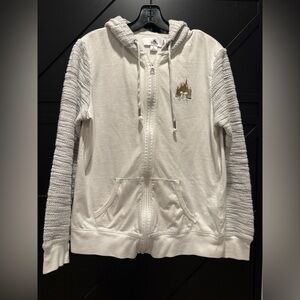 NOT FOR SALE- Disneyland Mickey Mouse Women's Cinderella Castle Zip Hoodie! L